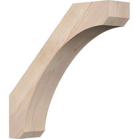 Ekena Millwork 5 1/2"W x 24"D x 24"H Legacy Smooth Knee Brace, Douglas Fir BRC06X24X24LEC00SDF